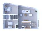 Times Square Apartments - 2 Bedrooms Floor Plan B2