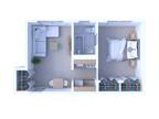 Times Square Apartments - 1 Bedroom Floor Plan A2