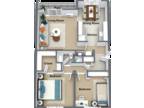 Lyons Court Apartments - Lyons Court 2 bedroom 963 Sq.Ft.