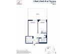 The North Constitution - 1 Bed 1 Bath B with Terrace