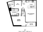 Kingston Pointe Apartments - A7 - One Bedroom with Den One Bath
