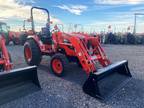 New 2024 KIOTI CK2620 TL 26HP 4x4 Tractor Loader with FREE Canopy!