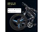 26 inch carbon steel fold electric bike 35-50 km Shimano UL 2849 certified