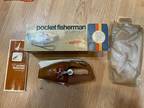 Vintage 1972s Pocket Fisherman - Never used and in origional packaging