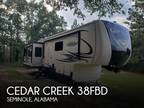 2019 Forest River Cedar Creek Hathaway 38FBD 38ft