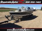 2014 Crestliner 1650 Fish Hawk 1650 Super Hawk w/115 Mercury 4-Stroke Repairable