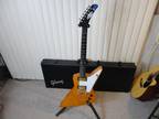 Explorer Electric Guitar w/ GIBSON case and upgrades