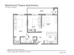 Beechmont Towers - 2 Bedroom 1 Bath Premier