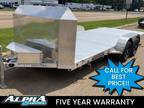 2024 Aluma 8218ANV-TILT-TA 18' Anniversary Aluminum Tilt Car Hauler Trailer