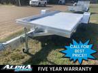 2024 Aluma 6812H-TILT 12' Aluminum Tilt Utility Trailer