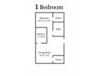 Peninsula Pointe Apartments - 1 Bedroom Garden, 1 Bath