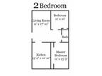 Peninsula Pointe Apartments - 2 Bedroom Garden, 1 Bath