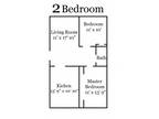Peninsula Pointe Apartments - 2 Bedroom Garden, 1 Bath-R