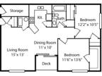 Walton Ridge Apartments - 2 Bedroom, 1 Bath Style A