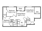 Walton Ridge Apartments - 2 Bedroom, 1 Bath with Den Style E