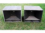 2 Cetec 15" Bass Speaker Cabinets