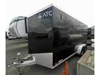 2023 ATC Raven Black 7X16+2 Wedge 7K Cargo Trailer