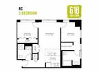 618 South Main Apartments - 2 Bedroom 2 Bath 861 sq. ft.