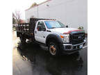 2012 Ford F-550, 4WD, 14' Flatbed, Diesel, Flat bed, Powerstroke 6.7L