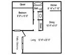 Forest Creek Apartments - 1 Bedroom A2