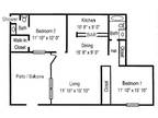 Forest Creek Apartments - 2 Bedroom B1