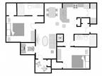 Lumpkin Park Apartments - Two Bedroom Floor Plan