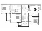Lumpkin Park Apartments - Three Bedroom Floor Plan