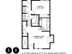 Crawford Square Apartments - 1 Bedroom 1 Bathroom Townhome - D H