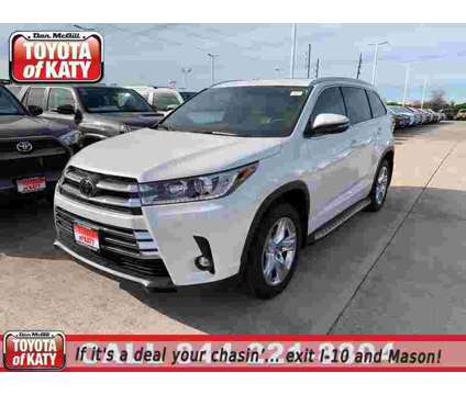 2019 Toyota Highlander Limited is a White 2019 Toyota Highlander Limited SUV in Katy TX