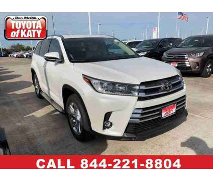 2019 Toyota Highlander Limited is a White 2019 Toyota Highlander Limited SUV in Katy TX