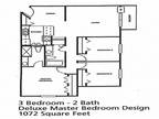Washington Place Apartments - 3 Bedroom 2 Bathroom