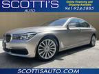 2019 BMW 7 Series 740i~ ONLY 25K MILES~ CASHMERE SILVER METALLIC/ BLACK LEATHER~