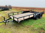 2024 Top Hat 16X77 Utility Trailer