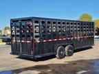 2024 Maxxim Eagle 24' Tandem Axle Steel Livestock w/Aluminum W