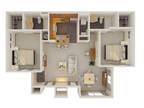 Cascata Apartments - 2 Bed w/ Flex Space (Fireplace Optional)