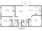 Woodland Park Apartments - Three Bedroom C