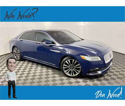 2019 Lincoln Continental Reserve is a Blue 2019 Lincoln Continental Reserve Sedan in Athens OH