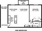 Woodside Manor Apartments - 1 Bedroom, 1 Bathroom