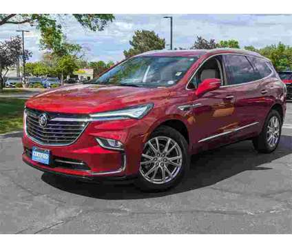 2023 Buick Enclave Premium Group is a Red 2023 Buick Enclave Premium SUV in Boulder CO