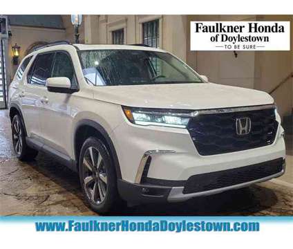 2023 Honda Pilot Touring is a Silver, White 2023 Honda Pilot Touring SUV in Doylestown PA