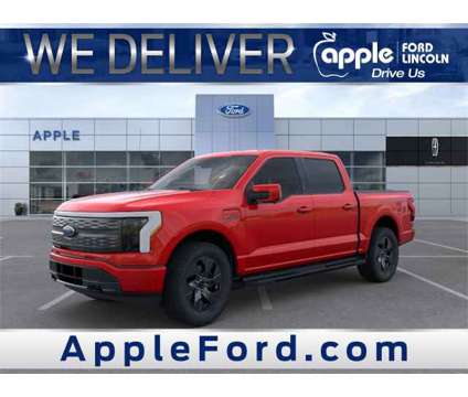 2023 Ford F-150 Lightning Lariat is a Red 2023 Ford F-150 Lariat Truck in Columbia MD