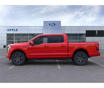 2023 Ford F-150 Lightning Lariat is a Red 2023 Ford F-150 Lariat Truck in Columbia MD