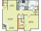 Gardens of Canal Court - One Bedroom One Bath (875 Square Feet)