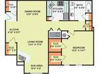 Gardens of Canal Court - One Bedroom One Bath (1,093 Square Feet)