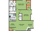 Gardens of Canal Court - Two Bedroom Two Bath (1,160 Square Feet)