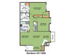 Gardens of Canal Court - Two Bedroom Two Bath (1,258 Square Feet)