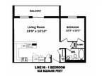 Trillium Apartments - 1 Bed 1 Bath C