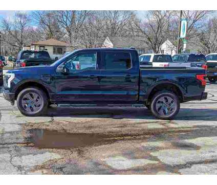 2022 Ford F-150 Lightning Lariat AWD is a Blue 2022 Ford F-150 Lariat Truck in Manteno IL