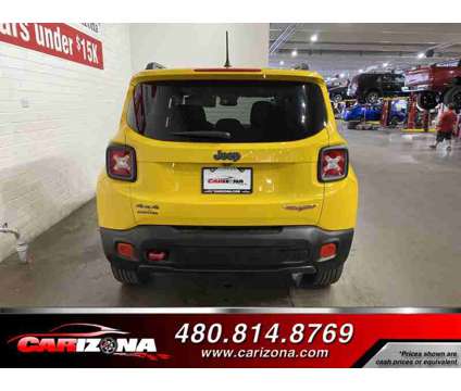 2016 Jeep Renegade Trailhawk is a Yellow 2016 Jeep Renegade Trailhawk SUV in Chandler AZ