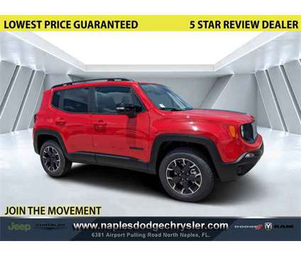 2023 Jeep Renegade Latitude is a Red 2023 Jeep Renegade Latitude SUV in Naples FL